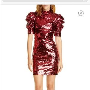 Alice & Olivia Brenna Sequin Cocktail Dress. NWT
